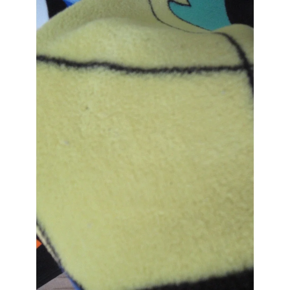 Pokemon Throw‎ Blanket 46x60 Pokeball Pikachu squirtle Charmander Bulbasaur USED